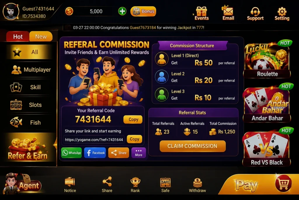 yo game download referral program