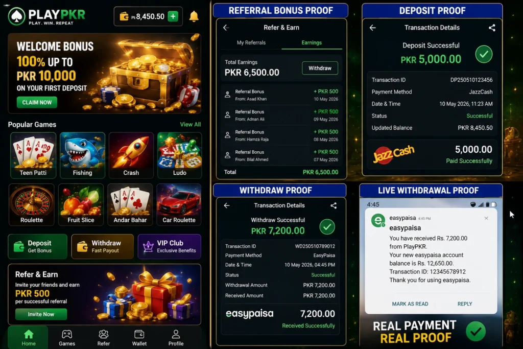 Bonuses and withdraw prove
